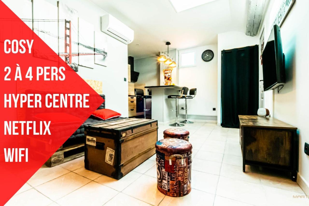 Centre Historique - Free Parking - Self Checkin - Wifi - Industriel - Sleepntripbeziers Daire Dış mekan fotoğraf