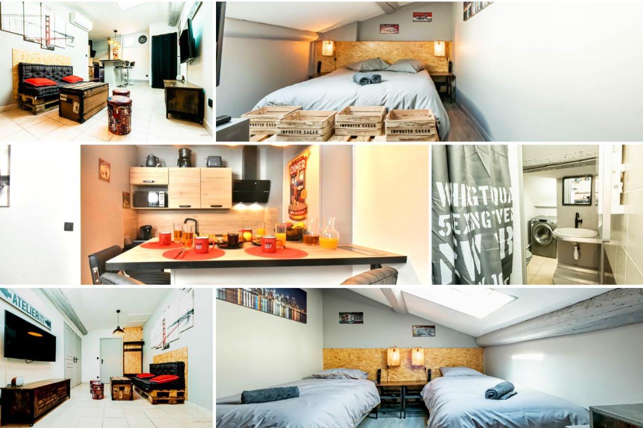 Centre Historique - Free Parking - Self Checkin - Wifi - Industriel - Sleepntripbeziers Daire Dış mekan fotoğraf