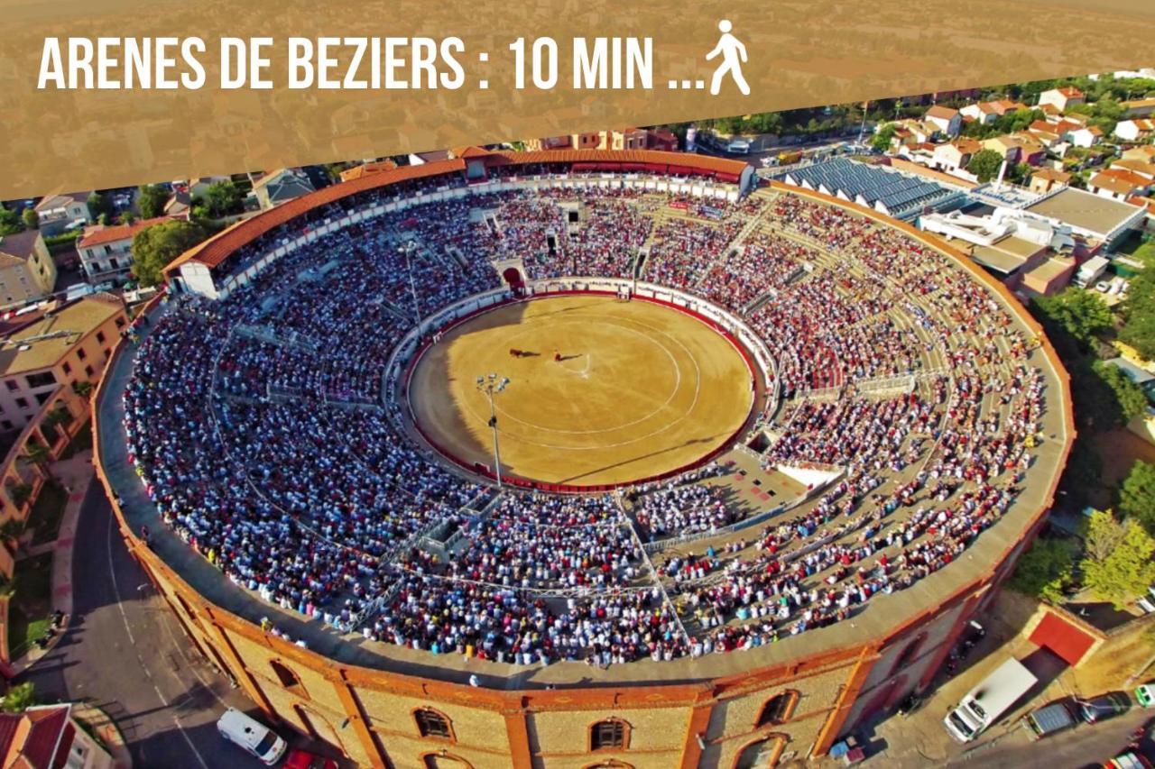 Centre Historique - Free Parking - Self Checkin - Wifi - Industriel - Sleepntripbeziers Daire Dış mekan fotoğraf