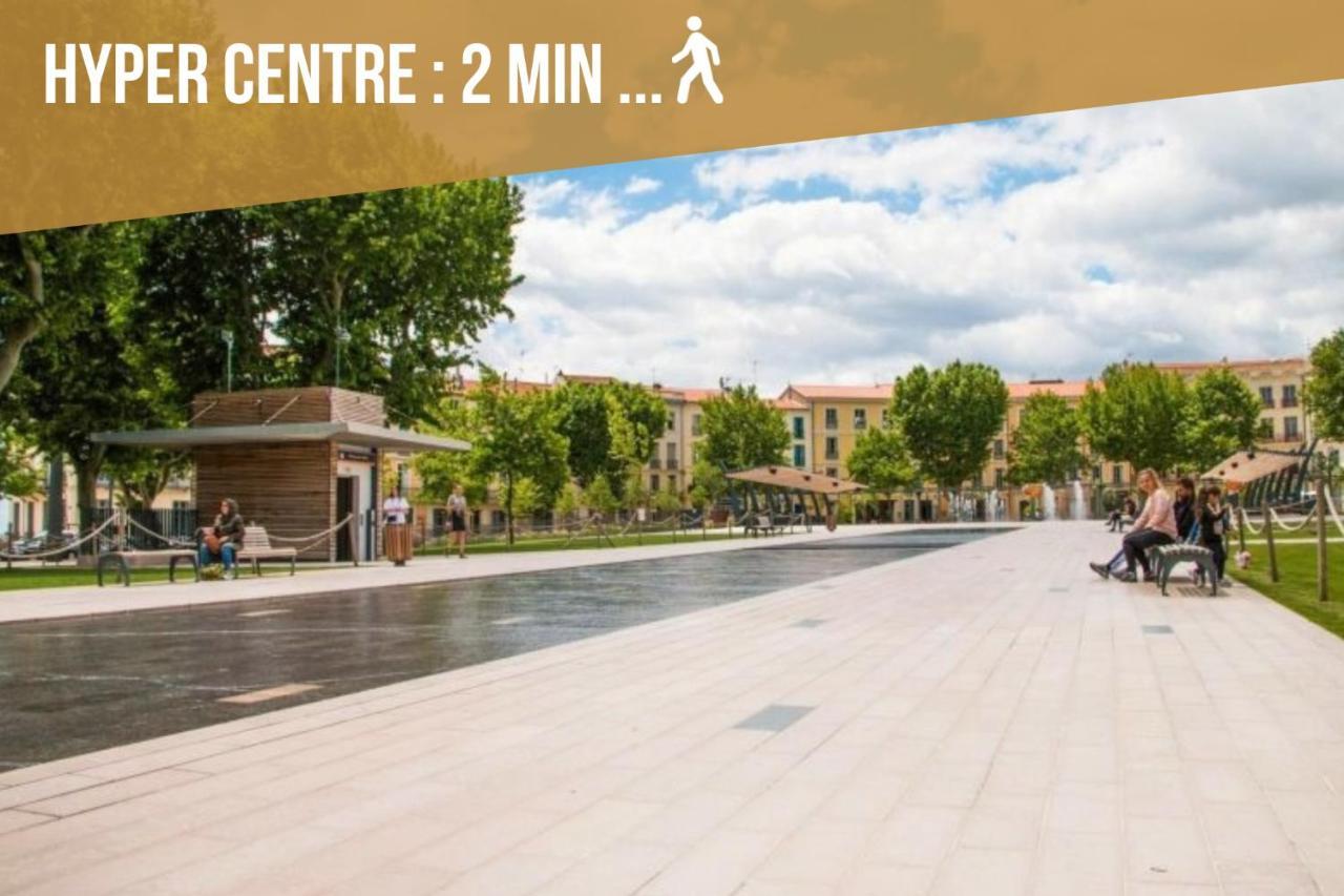 Centre Historique - Free Parking - Self Checkin - Wifi - Industriel - Sleepntripbeziers Daire Dış mekan fotoğraf